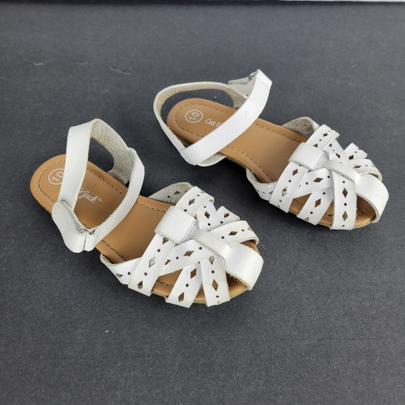 Cat & Jack Shoes Cat And Jack White Sandals Little Girl Huaraches